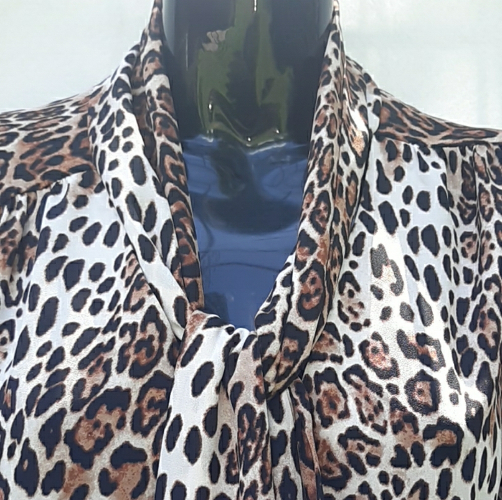 Leopard Printed Blouse - image 3